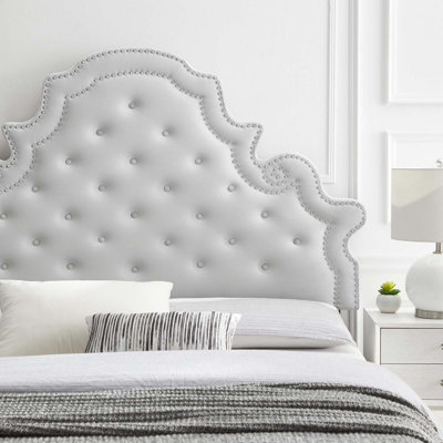 Ambridge Velvet Upholstered Panel Headboard