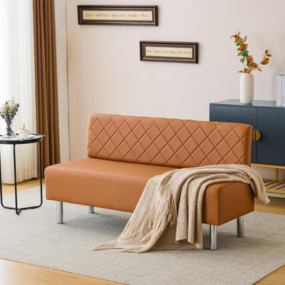 58.6" Argyle Waiting Room Bench Seating Office Benches