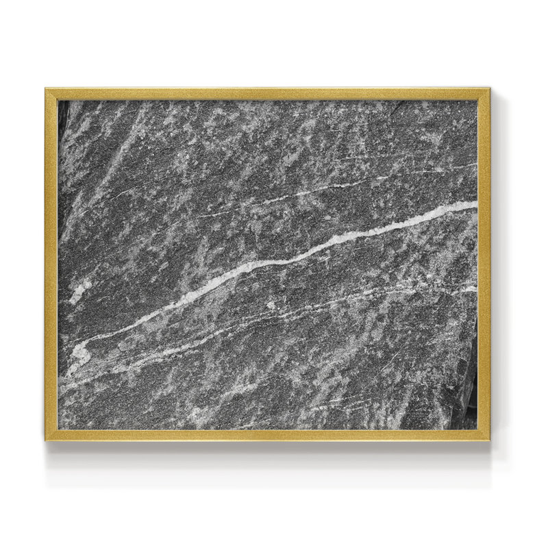 Found Textures IX -Framed Print - Restickable