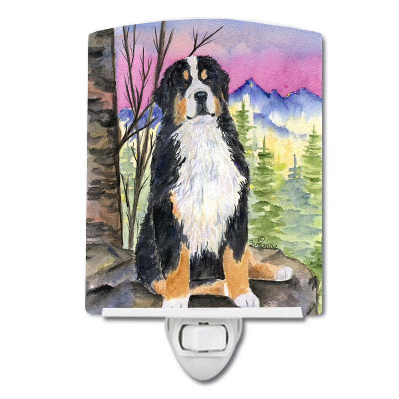 Bernese Mountain Dog Ceramic Night Light