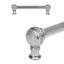 Millennium 12 inches c.c. with 5/8 reeded center long pull in Platinum-1051503504-1051503519