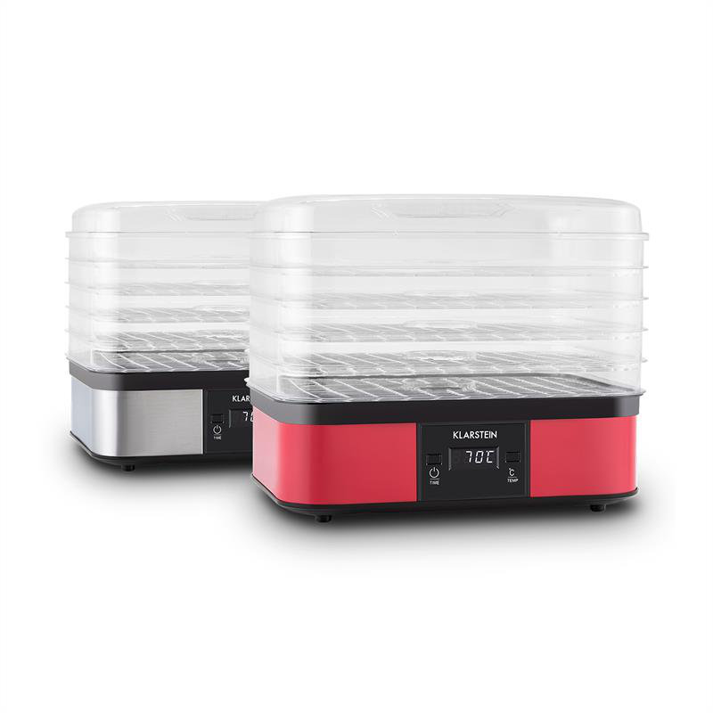Klarstein 250W Food Dehydrator, Red