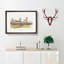 Prong-Horned Antelope by J.W. Audubon - Picture Frame Painting Print-55601607-55601615