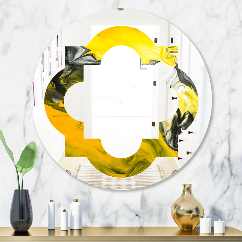 Miroir mural Marble 5, H 23,6 po x l 23,6 po