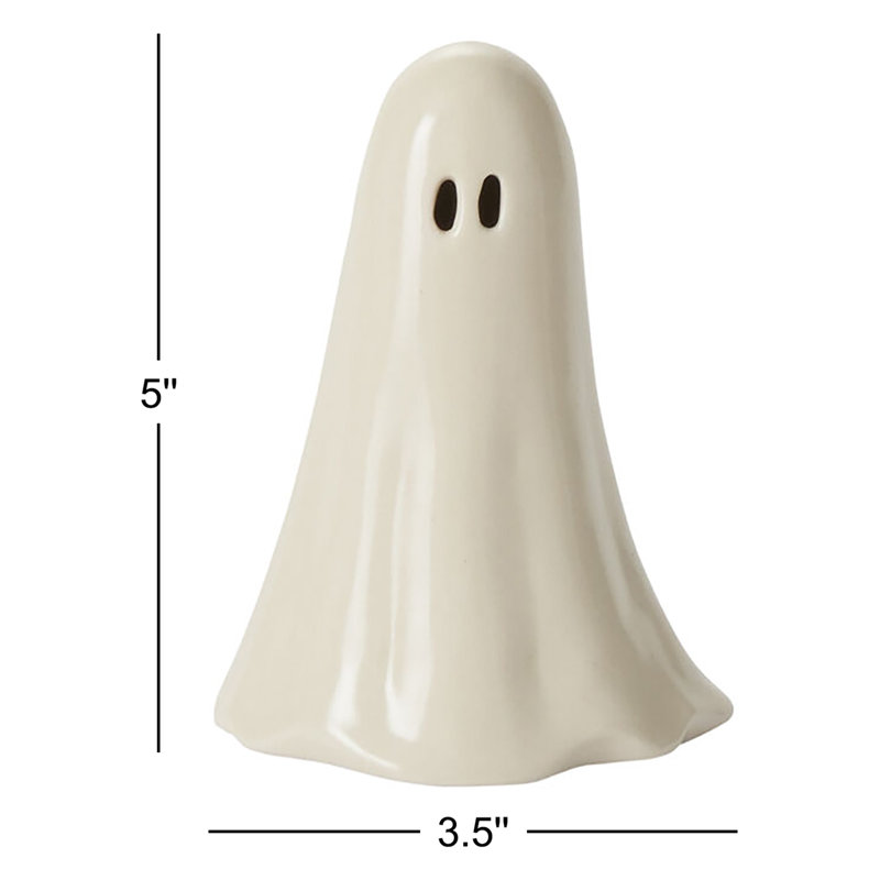 Figurine Not So Ghostly, H 5 po x l 3,5 po x P 3,25 po