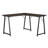 Moree L-Shaped Steel Computer Desk