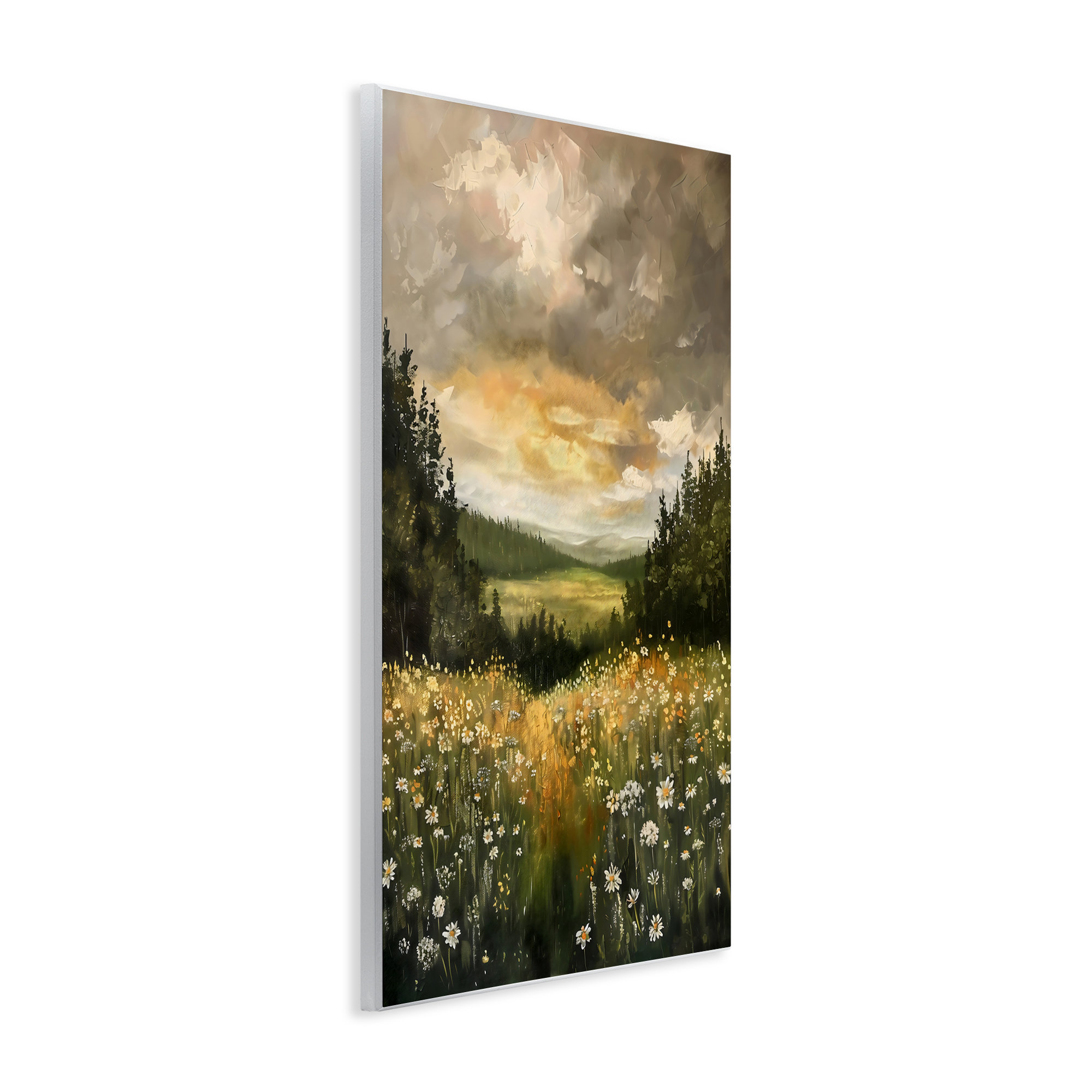 Canora Grey Clouded Daisy Path Wall Plaque, design by Creative Studio ...