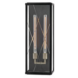 Monte Wall Mount Aluminum Outdoor Lantern - Adjustable Height