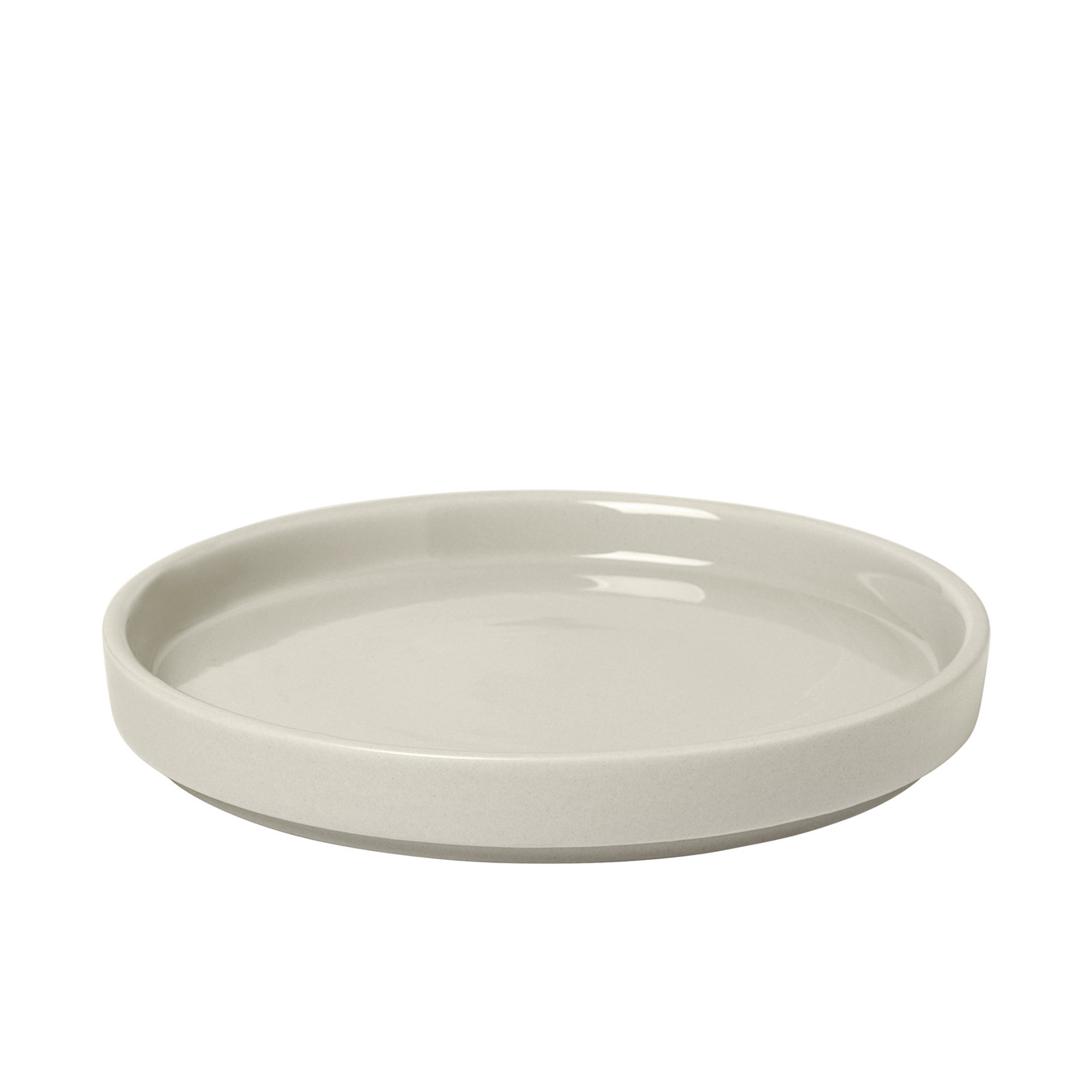 PILAR Stoneware 5.51" Bread and Butter Plate, Moonbeam/Cream