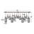 Kristen Metal Tibetan Inspired Decorative Cow Bells with 12 Bells on Jute Hanging Ropes and Rod-71797279