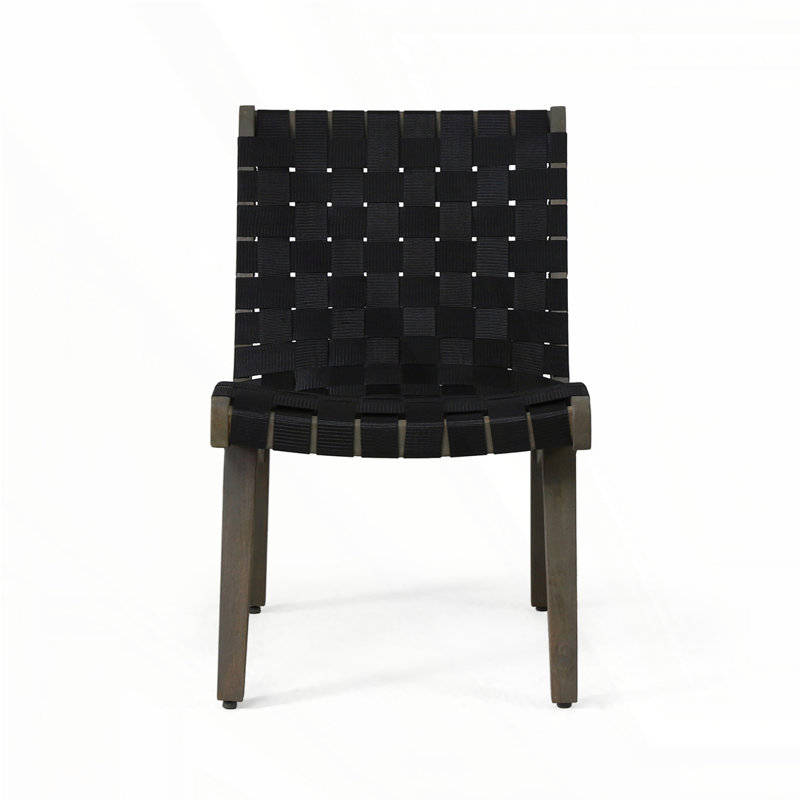 Chaise longue de style transitionnel, Noir