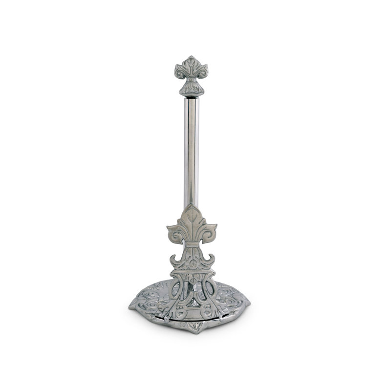 Fleur De Lis Metal Paper Towel Holder
