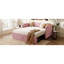 Lit de jour simple rembourré rose avec lit gigogne escamotable, conception 2 en 1 pour une utilisation polyvalente, velours doux et confortable, revêtement de lit gigogne, chambres fonctionnelles-130164748