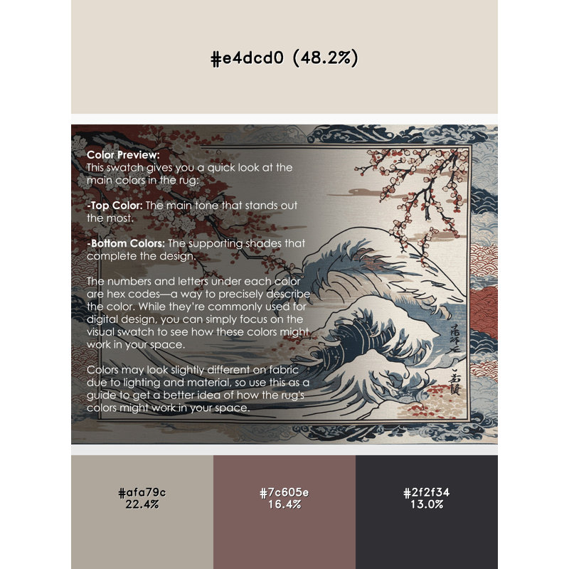 Tapis sakura scintillant, Rond 7 pi