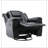 360°Swivel and Rocking Home Theatre Recliner Manual Recliner Chair with Wide Armrest-1900855626
