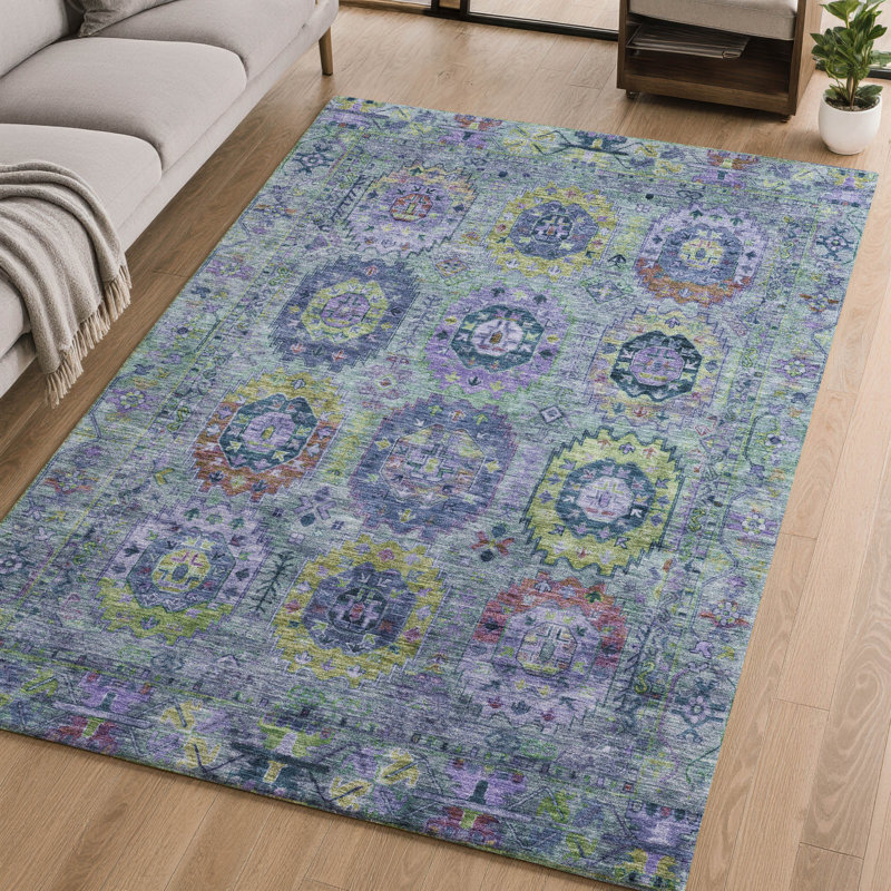 Tapis Premium lavable à la machine Mayfield AMF2228, Vert, 2 pi 6 po x 3 pi 10 po