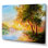 «Sunset On River Landscape», reproduction sur toile flottante