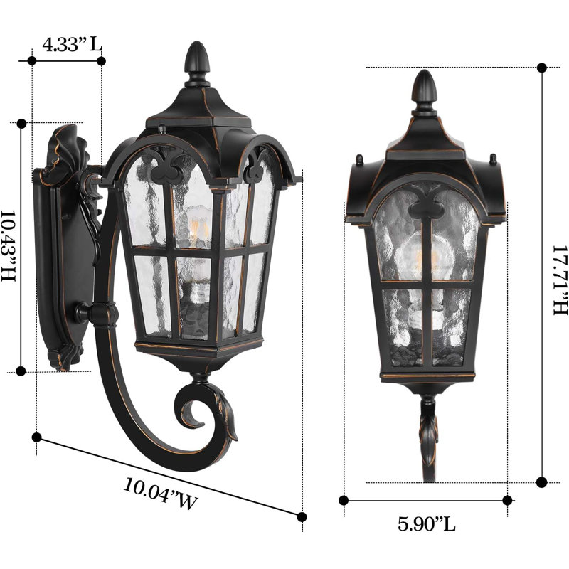 Demarien Corner Wall Light