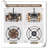 Museau Ceiling Fan with LED Lights