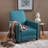 Linen Fabric Upholstered With Push Back With Recliner Function Chair-2101597204