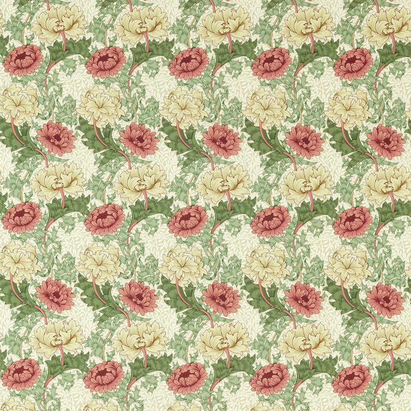 Chrysanthemum Fabric, Russet