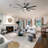 84 Inch Modern Large Design Ceiling Fans With Smart Remote Control 8 Fan Blades For Living Room-903938851