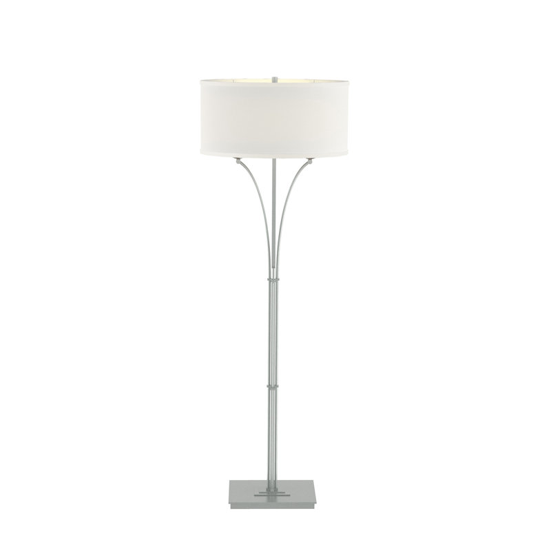 Formae 58" Floor Lamp, Natural Anna, Vintage Platinum
