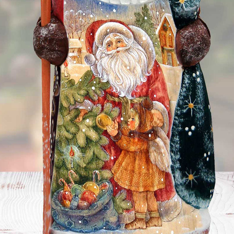 Figurines de Noël sculptées à la main