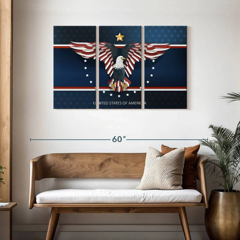 American Patriotic Eagle, 28" H x 45" W