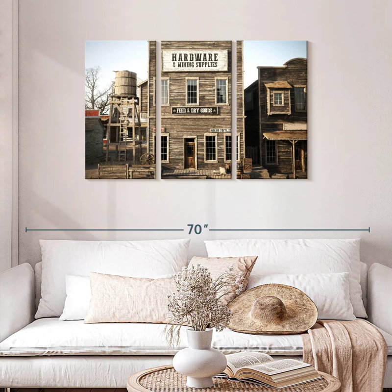 Lelar Western Hardware, 28" H x 45" W