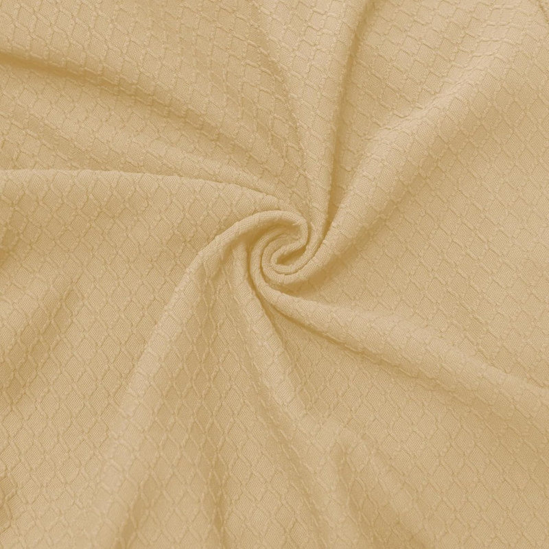 Housse pour fauteuil de bureau Livego, Polyester beige