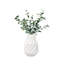 Vase en céramique blanche 7,5 po Facetta-1364679786-1364679787