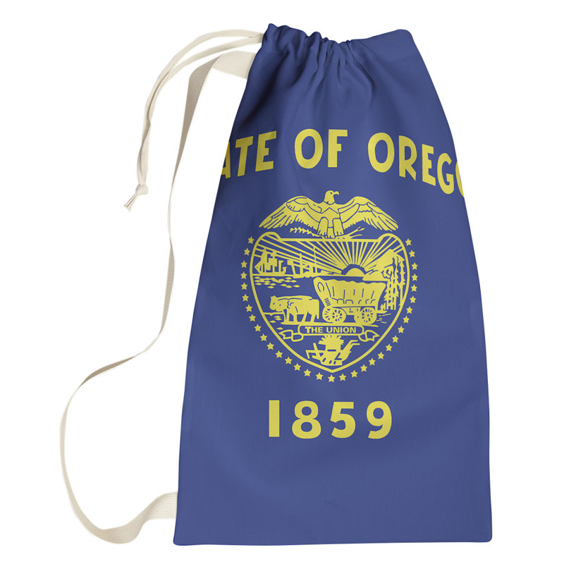 Sac à lessive US State flag, Petit (H 64 po x l 20 po x 1,5 po), Oregon