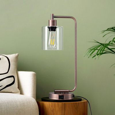 Dimmable Table Lamp With Usb And Touch Control