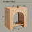  Arched Nightstand with Type-C Charging Station,Modern Bedroom Night Stand Featuring Arched Open Shelf-277537873-283388538