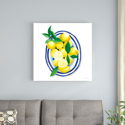 «Espagnol citrons I» par Mercedes Lopez Charro - impression