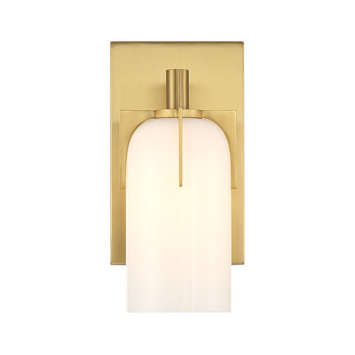 Navana Single Frosted Dimmable Bath Sconce
