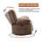 Ebern Designs Large Electric Power Swivel Rocker Recliner with Massage Vibration,Chenille Fabric-657543620