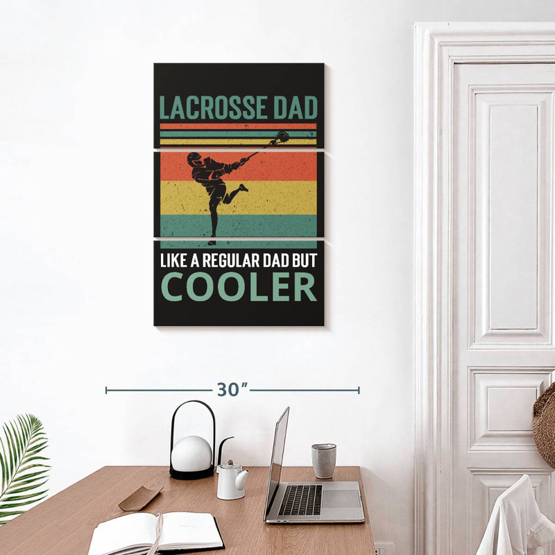 Sirci Lacrosse Dad, H 32 po x l 20 po