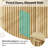 65.8" Fluted sideboard Adjustable 3-Tier with Fluted Doors and Gold Handle for Kitchen, Entryway, Dining Room-1109426865