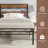 Alicia Twin Size Industrial Metal Platform Bed Frame in Rustic Brown with Wood Headboard, Underbed Storage, Noise-Free, No Box Spring Needed-1498558271-1533441064