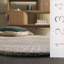 Tapis d'intérieur abstrait en laine, coton et laine touffetée à la main Fifth Avenue-248568969