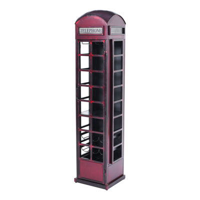 Jolen Vintage Telephone Booth Bar Cabinet