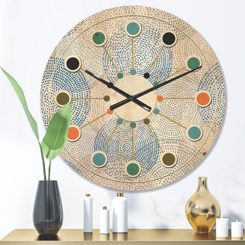 Horloge murale abstraite I, Moyen