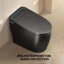 Toilette bidet intelligente unique en noir avec ouverture / fermeture automatique et télécommande