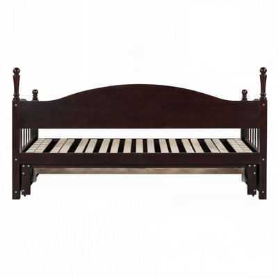 Wooden Extendable Daybed With 2 Storage Drawers