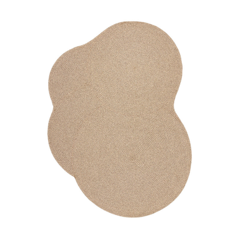 Cloud Outdoor Area Rug in Gray, Novelty 7'7" x 10'6"