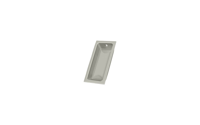 Flush 2 Center to Center Cup Pull, Brushed Nickel