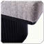 Banc contemporain rembourré avec pieds épais-1654192488