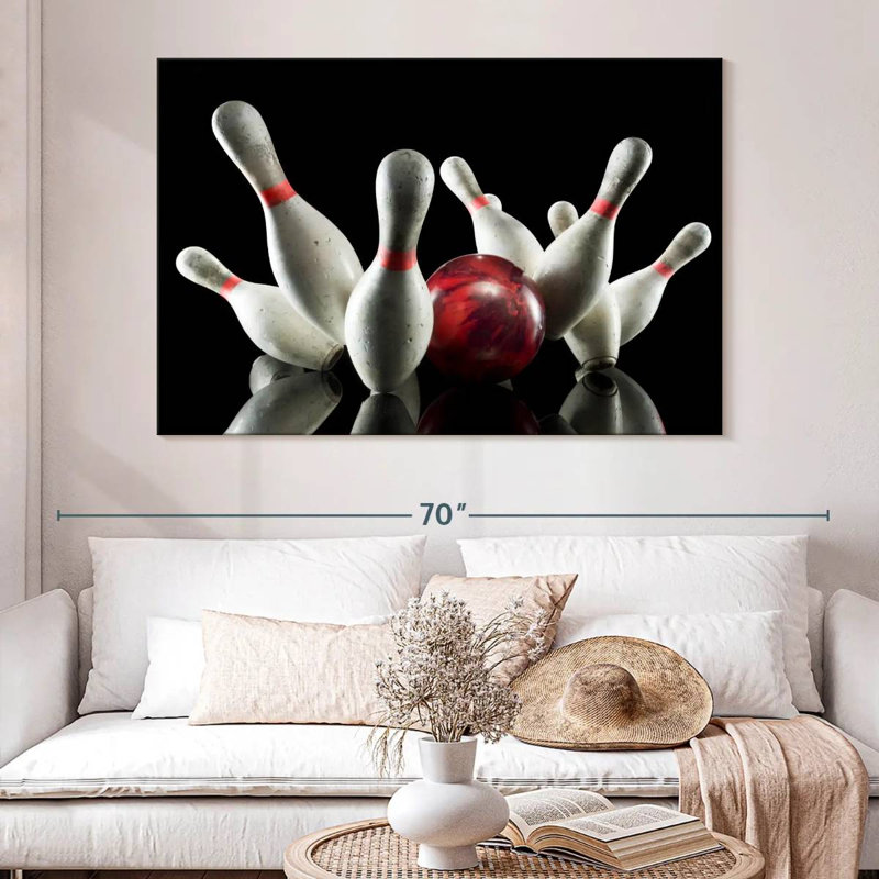 Sireci It's A Strike, 34" H x 51" W